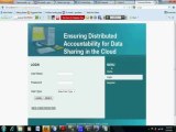 IEEE 2012 JAVA Ensuring Distributed Accountability for Data Sharing in the Cloud