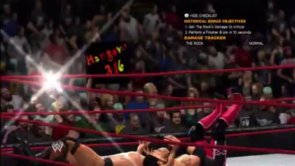 Xbox 360 - WWE 13 - The Great One - Match 8 - The Rock vs X-Pac