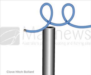 Learn how to tie  Clove Hitch Bollard Knot