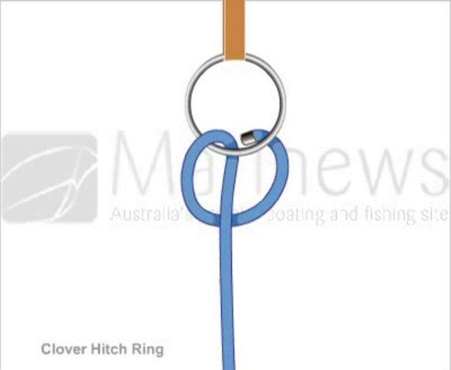 Learn how to tie  Clover Hitch Ring Knot