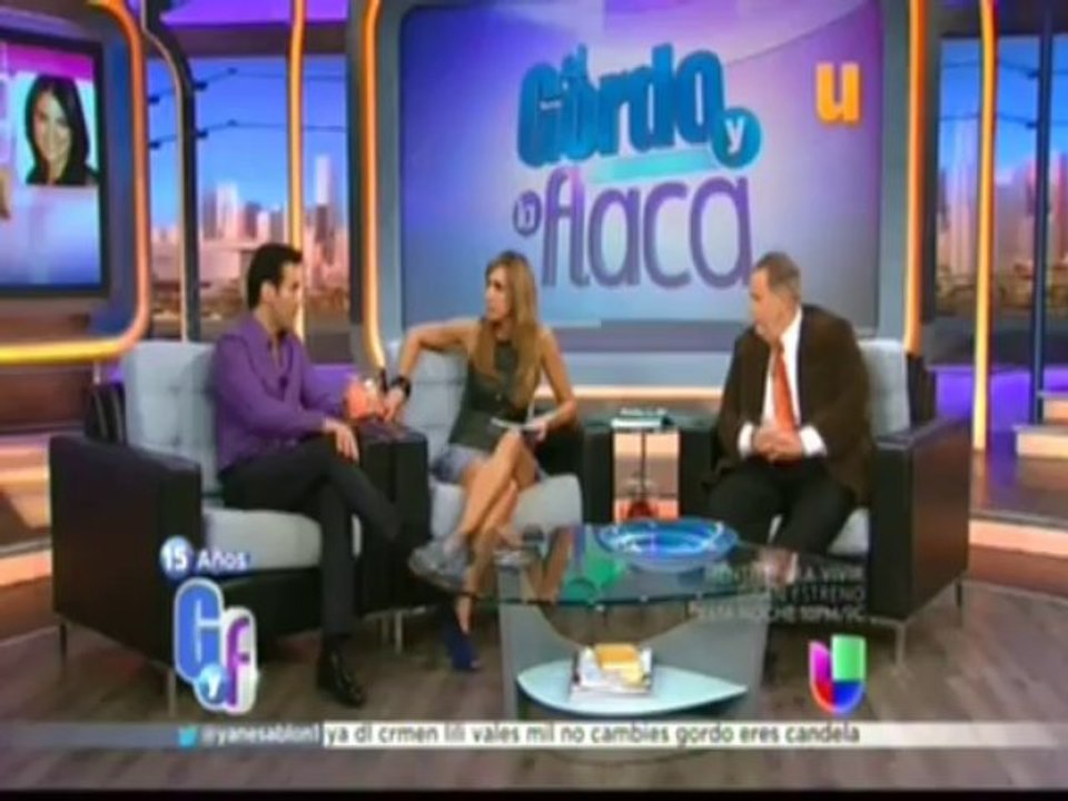 David Zepeda @davidzepeda1 en el Gordo y la Flaca 7/oct/2013