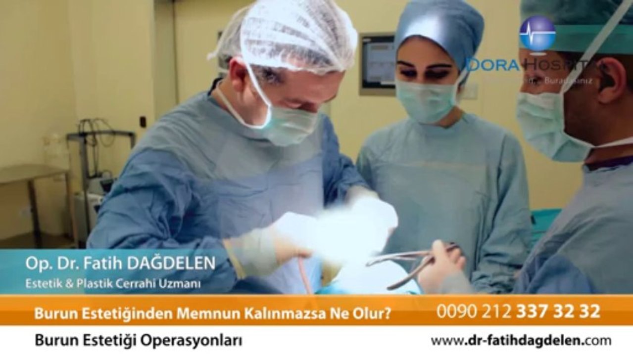 Burun estetiğinden memnun kalınmazsa ne olur ? Op.Dr.Fatih Dağdelen