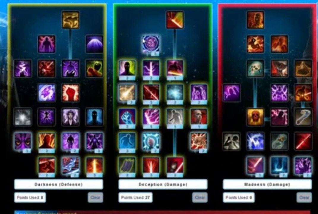 SWTOR Savior Builds for Sith Inquisitor Assassin (PVP Build)