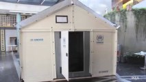 Ikea Ships Easy-to-Build Refugee Shelters to Syria