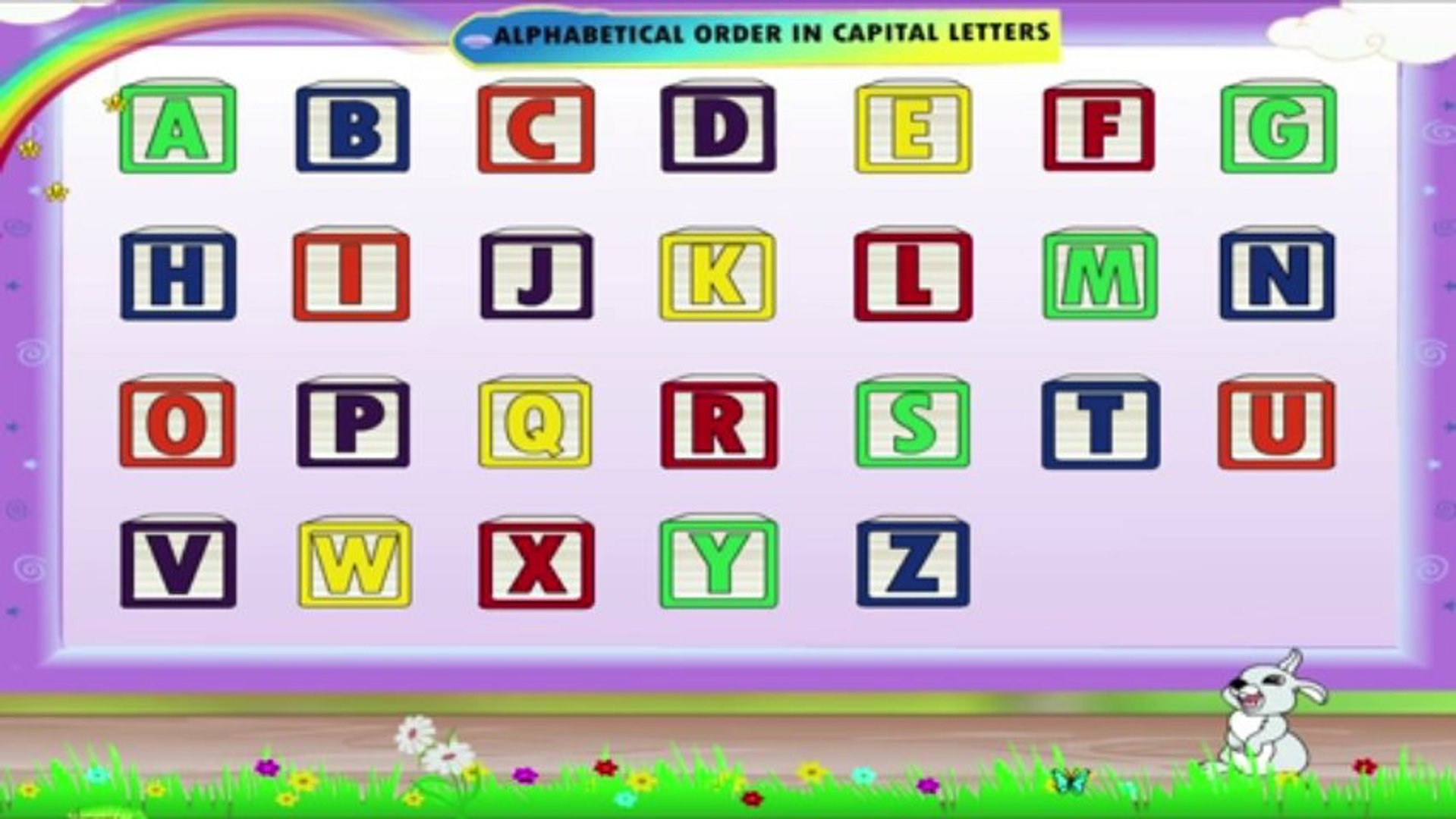 English grammar - Alphabetical Order