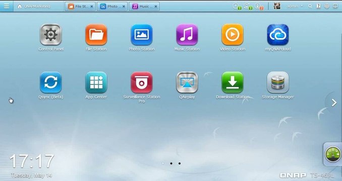 NAS QNAP : démo du système 4.0
