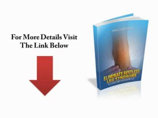 How To Eliminate Restless Leg Syndrome