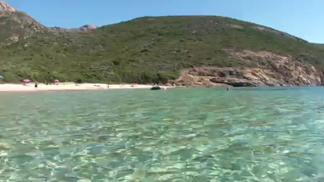 23 septembre 2013 : Corse - la plage d'Arone