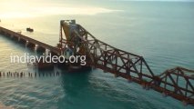 Amazing view of Pamban Bridge Rameshwaram Tamilnadu