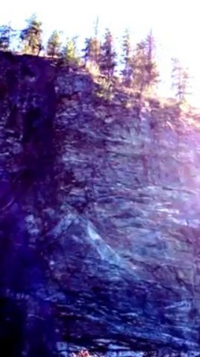 Kalamalka cliff diving gone wrong.. FAIL!!!