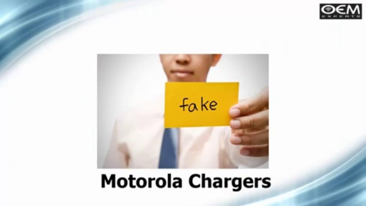 How To Catch & Tell A Fake Motorola Chargers Apart - OEM experts 718 859 2220