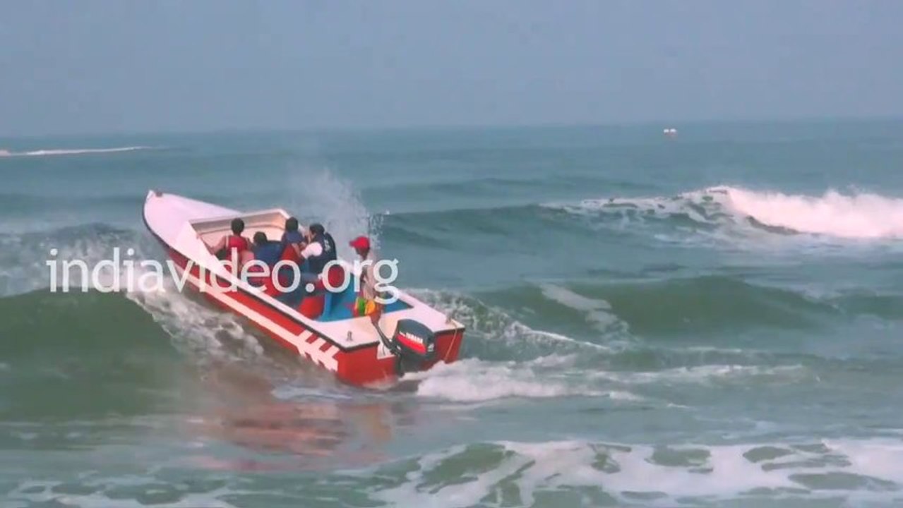 Boating at Calangute beach Goa  India