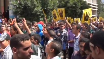 Anti-army protests staged at Egyptian universities