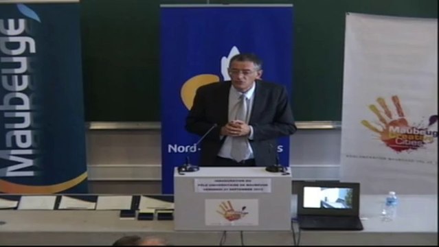 Inauguration du Pôle Universitaire de Maubeuge - Discours de Rémi Pauvros