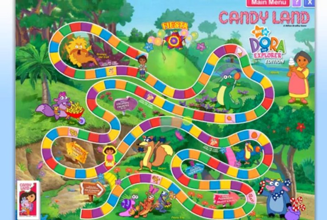 Dora the Explorer - Candy Land Fiesta Game (Full Games Episodes)