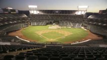 Converting the Oakland Coliseum Baseball to Football!! Time Lapse - Atheltics to Raiders