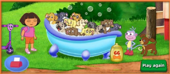 Dora the Explorer - Find those puppies Game (Full Games Episodes)