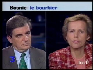 Le 11 janvier 1993 Bernard-Henri Lévy défenseur de la Bosnie clashait Chevènement