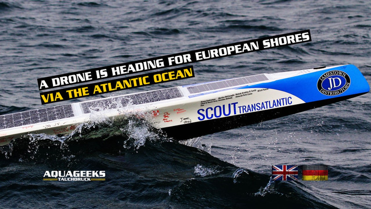 A DRONE IS HEADING FOR EUROPEAN SHORES VIA THE ATLANTIC