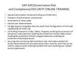 SAP GRC(Governance Risk and Compliance)SECURITY ONLINE TRAINING SINGAPORE