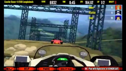 Coaster Racer - Jogos de Corrida - Jogos de Carros - Vídeo Dailymotion