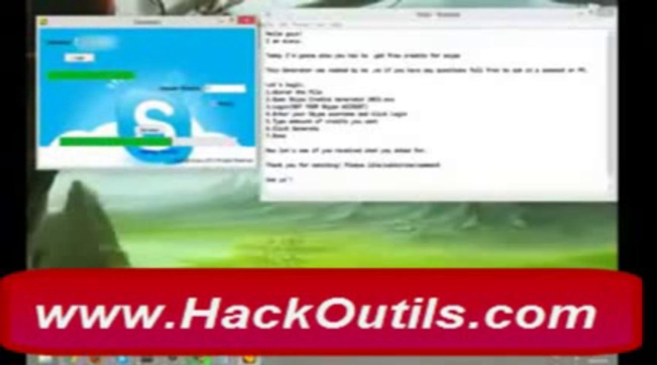 Skype Credit Générateur (Octobre - Novembre 2013) Aucune Enquête Aucun mot de passe de téléchargement gratuit