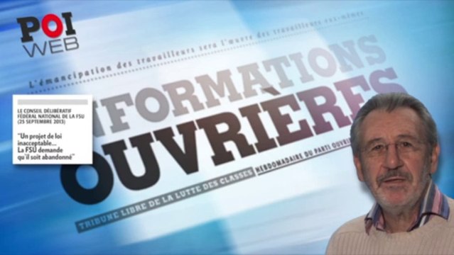 Informations ouvrières, le 10 octobre 2013