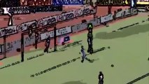 CATANIA: il gol di Barrientos col Genoa in versione Cartoon