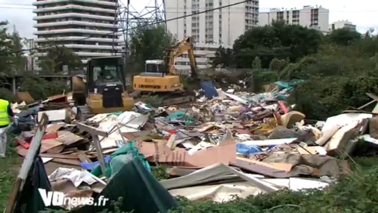 Evacuation camp de Roms Sarcelles