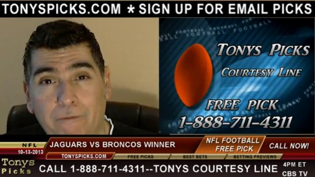 Denver Broncos vs. Jacksonville Jaguars Pick Prediction NFL Pro Football Odds Preview 10-13-2013