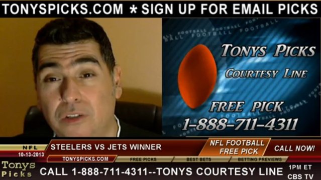 New York Jets vs. Pittsburgh Steelers Pick Prediction NFL Pro Football Odds Preview 10-13-2013