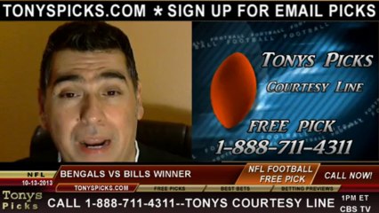 Buffalo Bills vs. Cincinnati Bengals Pick Prediction NFL Pro Football Odds Preview 10-13-2013