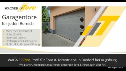 Garagentore, Garagentorantrieb, Augsburg, Wagner Tore