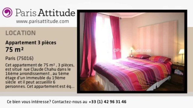 Appartement 2 Chambres à louer - La Muette, Paris - Ref. 7381