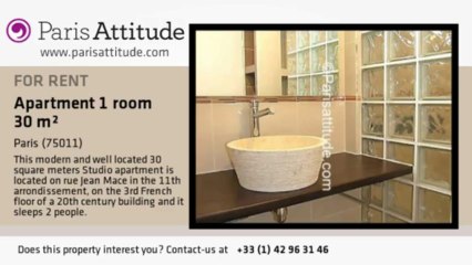 Studio Apartment for rent - Charonne, Paris - Ref. 4311