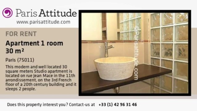 Studio Apartment for rent - Charonne, Paris - Ref. 4311