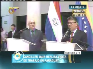 Venezuela y Paraguay normalizan "plenamente" la relaciones bilaterales