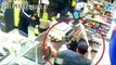 Deli clerk pulls machete on masked man in robbery attempt [REAL FOOTAGE]