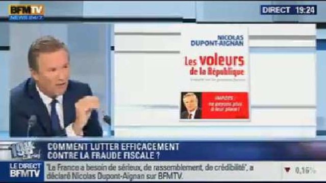Nicolas Dupont-Aignan: l'invité de Ruth Elkrief - 09/10