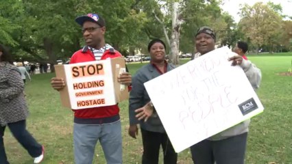 Washington DC mayor protests government shutdown