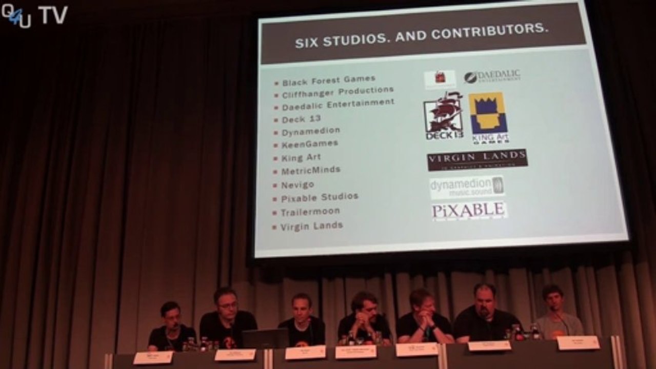 Pressekonferenz German All Stars (Game Red Black Fate) gamescom 2013 - QSO4YOU TV (English)