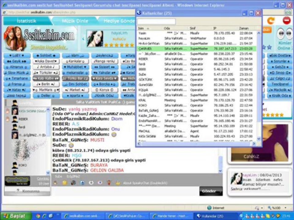 SLm http://SesliGlobal.Com Girişleri Artık >>> SesliKalbim.Com dandır
