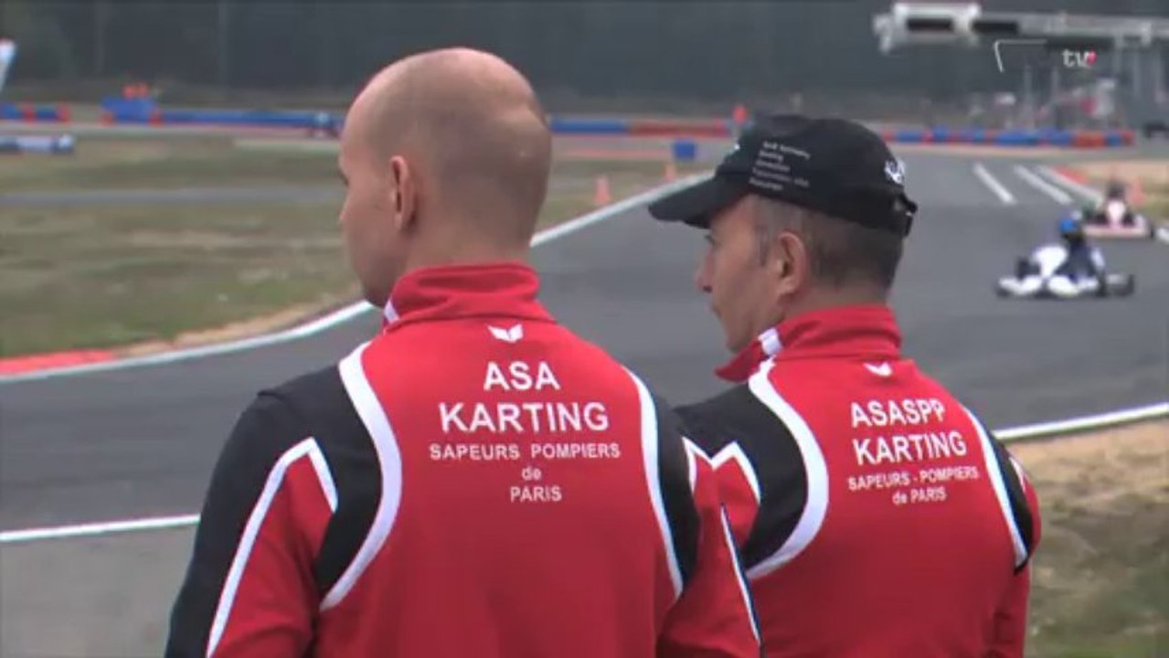 Karting à Salbris avec les Pompiers de Paris