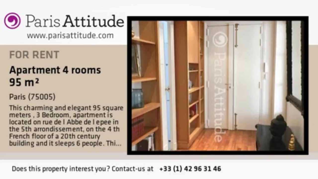 3 Bedroom Apartment for rent - Panthéon/Sorbonne, Paris - Ref. 8274