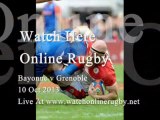 Bayonne vs Grenoble Rugby Amlin Challenge Cup 2013