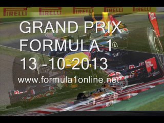 JAPANESE 2013年10月13日、HDビデオのフォーミュラ1レースグランプリライブ