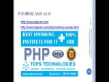 Php Training in Ahmedabad By TOPS Technologies