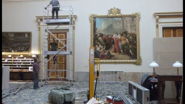 Musée des beaux arts des Beaux-arts de Tours, le déménagement de l'oeuvre de François André-Vincent, Molé et les factieux