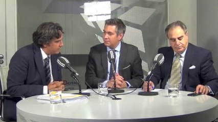 Miguel Ángel Martínez, presidente de ANPIER y Graciano Palomo, periodista. 9-10-2013