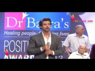 Hrithik Roshan Felicitate the winners of Positive health awards 2013